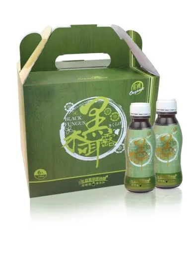 冬草有機黑木耳露350ml*6瓶/盒 外包裝