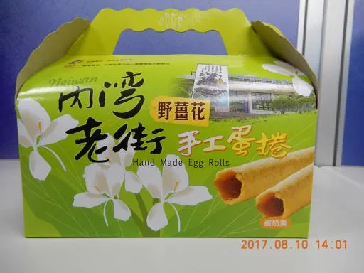 野薑花手工蛋捲 外包裝