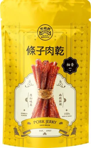 柚香條子肉乾－鋁袋(零售) 外包裝
