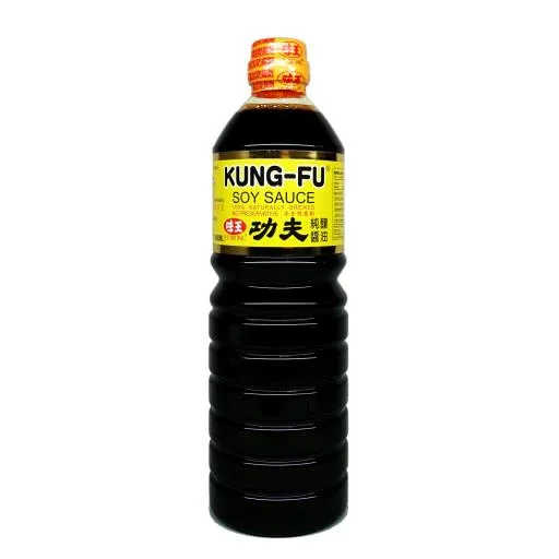 功夫醬油(1L)(外銷) 外包裝