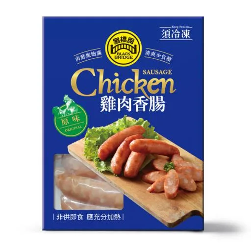 360g原味雞肉香腸-真空盒 外包裝