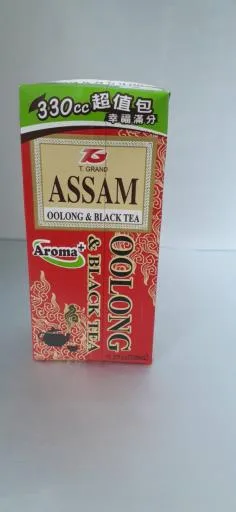 阿薩姆双茶會烏龍紅茶330ml 外包裝