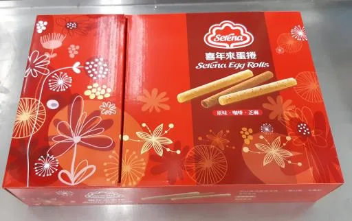 綜合蛋捲新富貴禮盒 外包裝