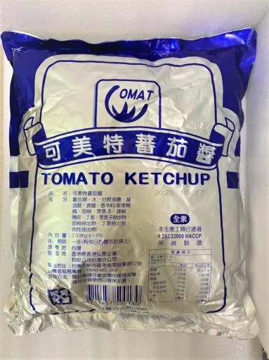 可美特軟袋蕃茄醬 3.33kg/4 外包裝