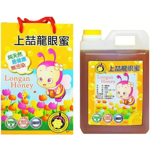 [上喆蜂蜜]龍眼蜜禮盒 -3000G 外包裝