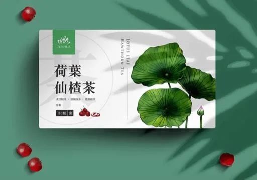 荷葉仙楂茶 外包裝