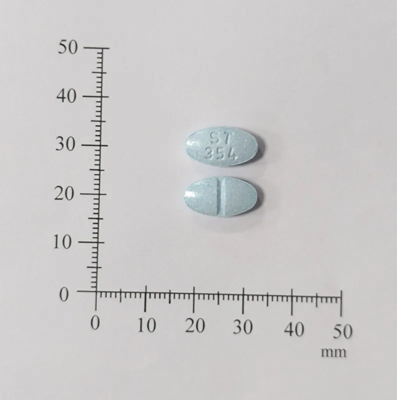 拜渡帕錠２５/２５０毫克外觀