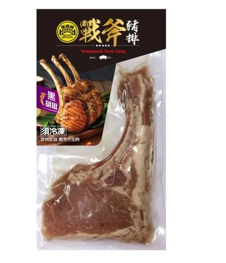 戰斧豬排(黑胡椒)－真空冷凍 外包裝
