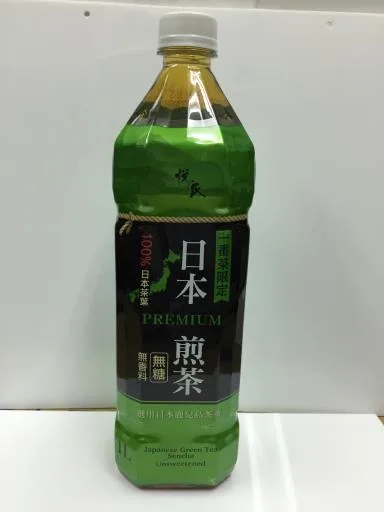 1000ml悅氏日本煎茶 外包裝