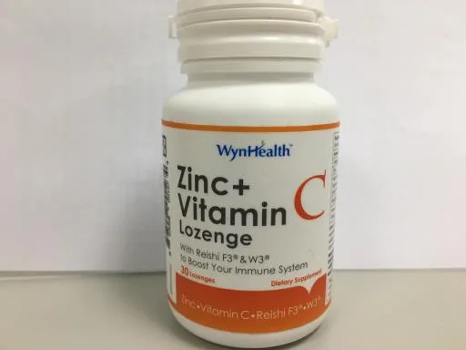 Zinc +Vitamin C Lozenge 外包裝