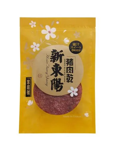 新東陽蜜汁豬肉乾包300G 外包裝