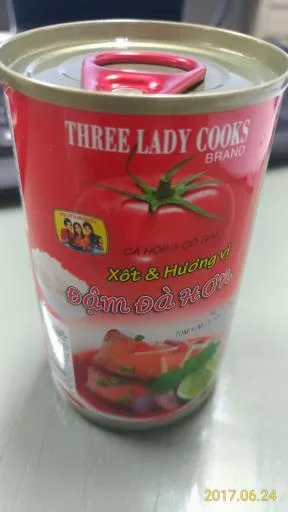 三美番茄鯖魚 外包裝