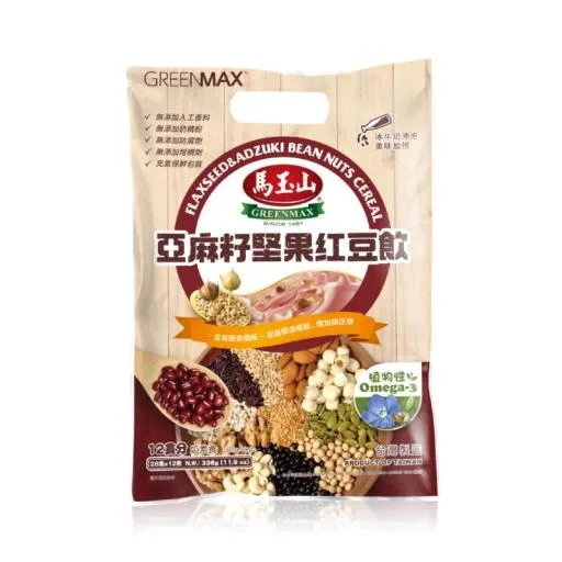 亞麻籽堅果紅豆飲28g×12pcs(包) 外包裝