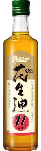 義美100%花生油11號 外包裝