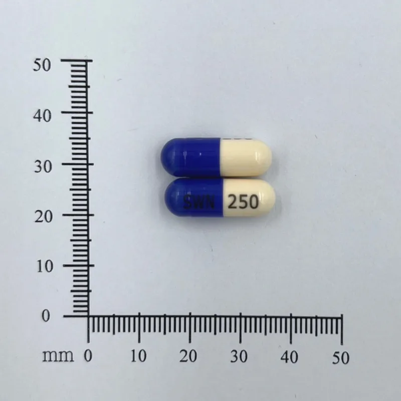 優克樂膠囊２５０毫克（西華克樂）外觀