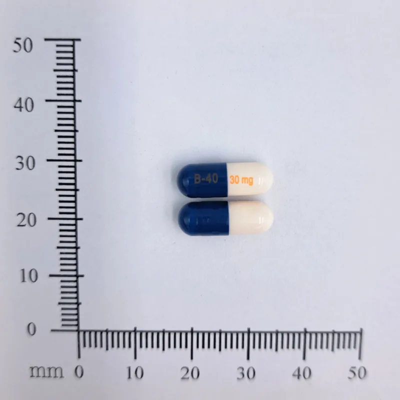 普憂寧膠囊30毫克外觀