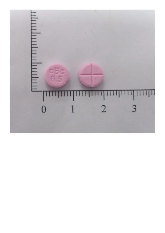 利平靜錠0.5毫克外觀
