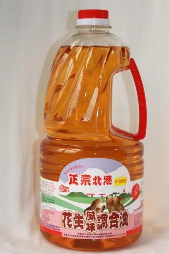 松鼎花生風味調合油2.8L 外包裝