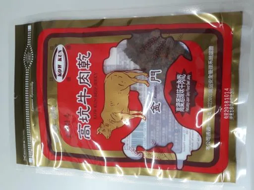 高粱酒辣味牛肉乾 外包裝