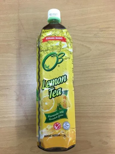 O3檸檬紅茶(1500ML) 外包裝