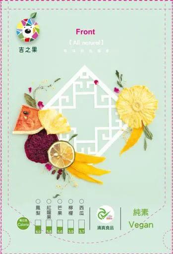 吉之果西瓜鮮果乾 外包裝