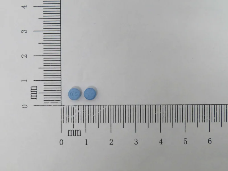 安定文錠０．５毫克外觀