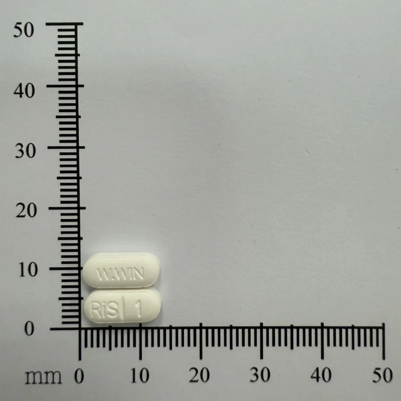 鴻汶理思得膜衣錠1毫克外觀