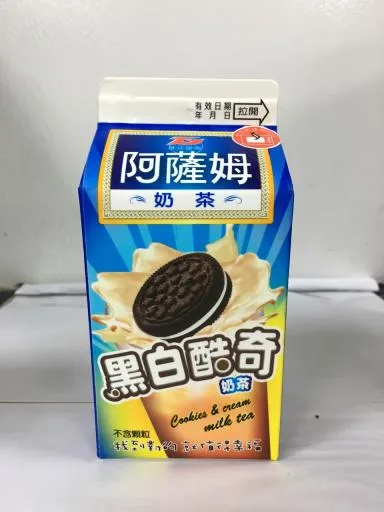 阿薩姆黑白酷奇奶茶IP400ml 外包裝