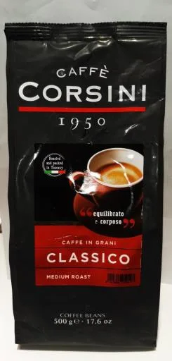 CORSINI 經典摩卡咖啡豆 外包裝