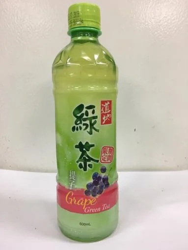 道地提子綠茶500ml 外包裝