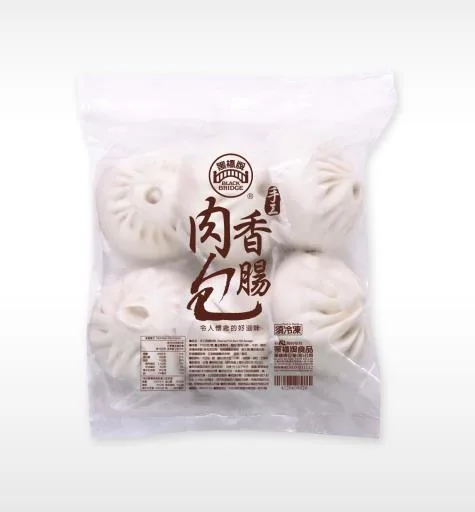 香腸肉包６入－冷凍 外包裝