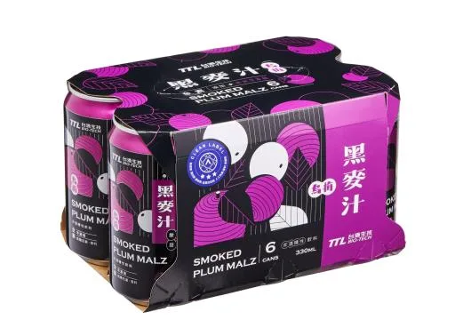 0.33公升*6罐裝TTL烏梅黑麥汁(109年新版) 外包裝