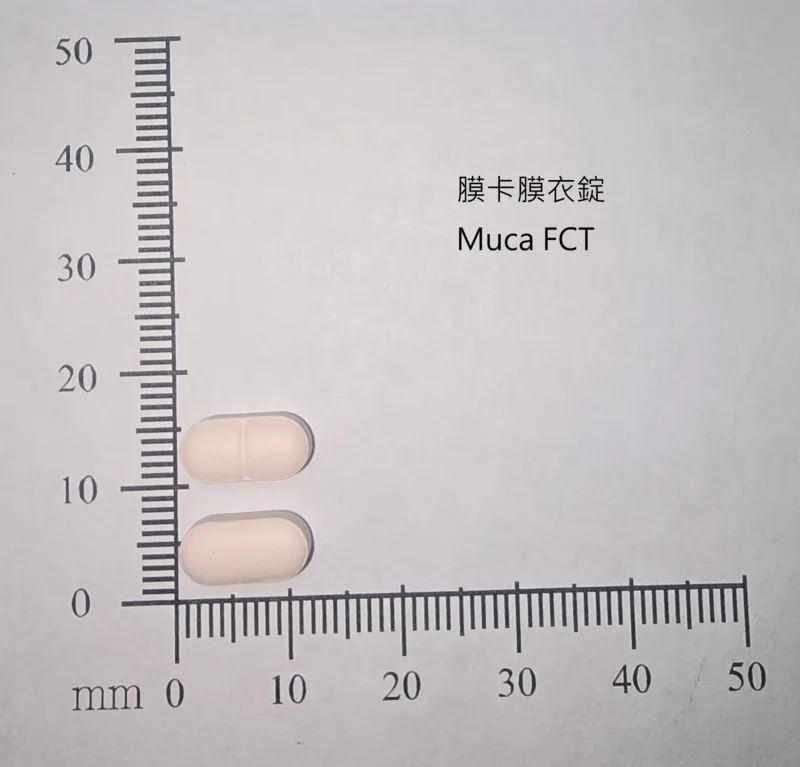 莫卡膜衣錠10毫克外觀