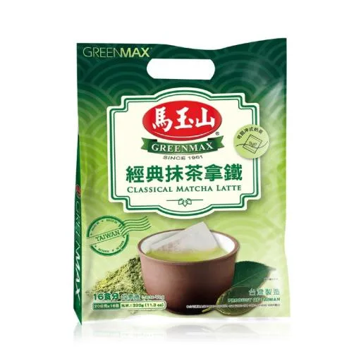 經典抹茶拿鐵20g×16pcs(包) 外包裝