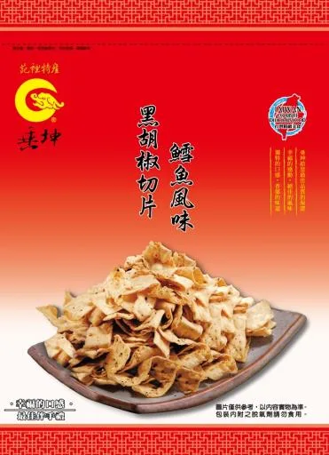 黑胡椒切片鱈魚風味 外包裝