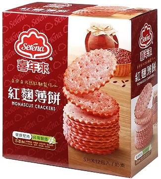 紅麴薄餅 外包裝