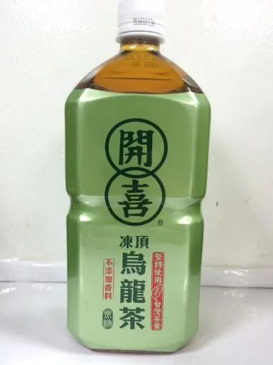 開喜凍頂烏龍茶(無糖)1000ml 外包裝