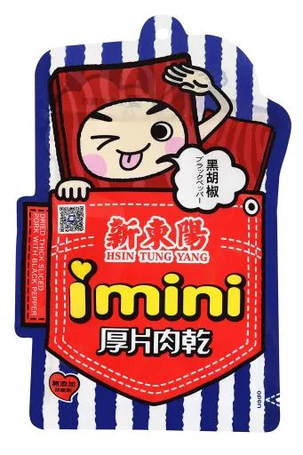 I-mini黑胡椒厚片肉乾105G 外包裝