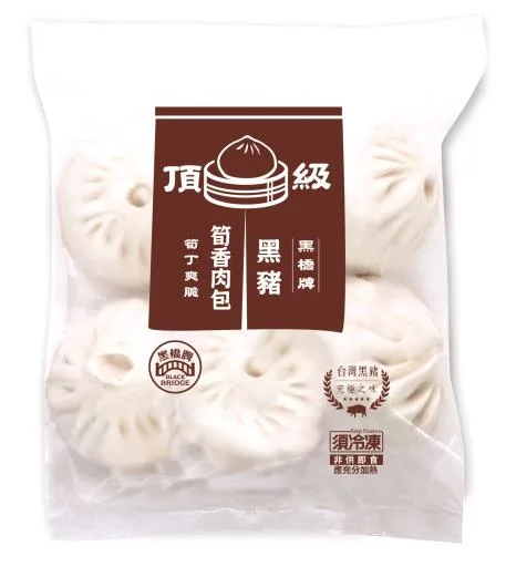 黑豬筍香肉包６入－冷凍 外包裝
