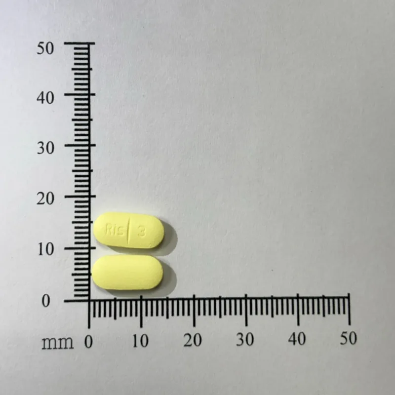 理思必妥膜衣錠３毫克外觀