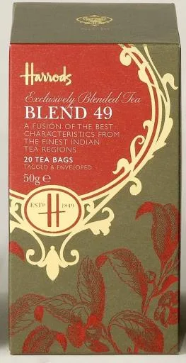HARRODS CORE 49號綜合紅茶茶包(20入) 外包裝