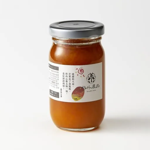 愛文芒果果茶醬 外包裝