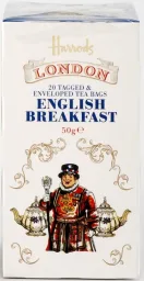 HARRODS倫敦 英式早餐茶茶包(20入) 外包裝