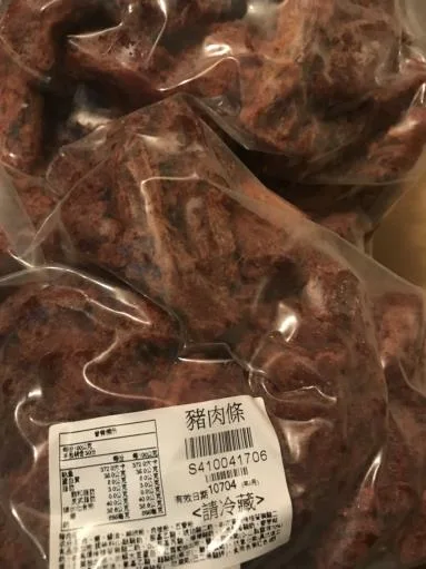 豬肉條 外包裝