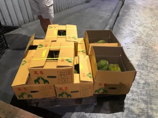 鮮榴槤 外包裝