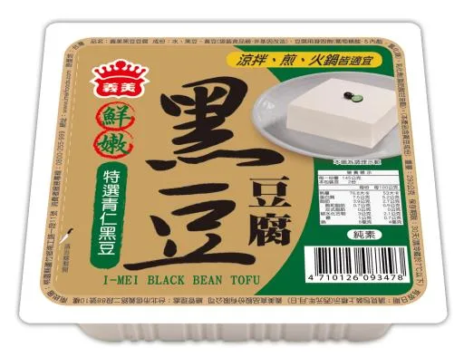 義美黑豆豆腐 外包裝