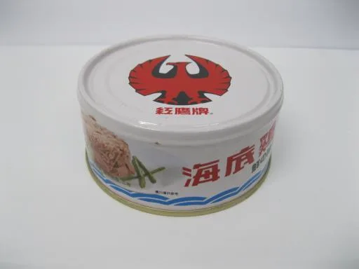 海底雞鮮の味片狀(魚罐) 外包裝