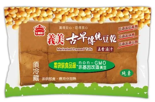 義美傳統豆乾(五香滷汁) 外包裝