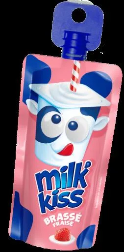 MILK KISS 草莓乳酸飲 外包裝
