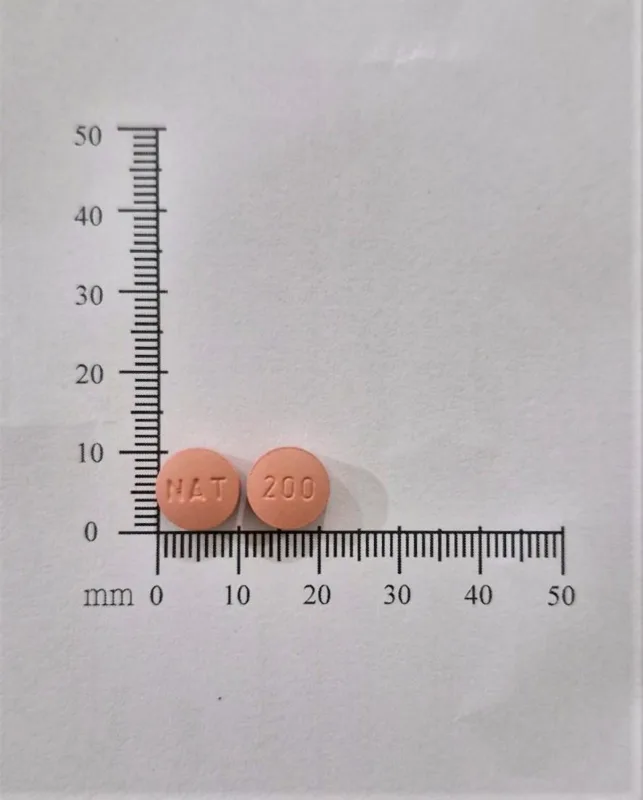 索福耐膜衣錠200毫克外觀